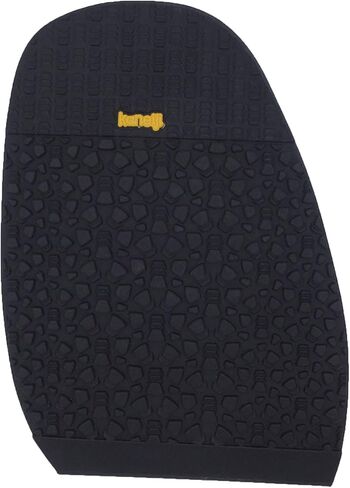 Shoe Repair Replacement Rubber Heels and Half Sole use for ice and Snow,4mm Thickness Half Sole and 7mm Heels (Black) in Saudi Arabia
