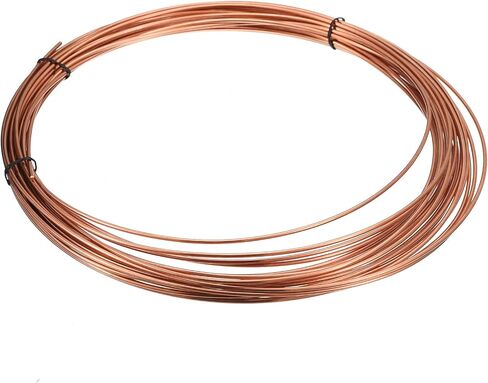 uxcell 99.9% Soft Copper Wire(11 Gauge, 49 FT), 1.26 Pound Spool Pure Copper Wire for Jewelry Making, Craft, Decorations in Saudi Arabia