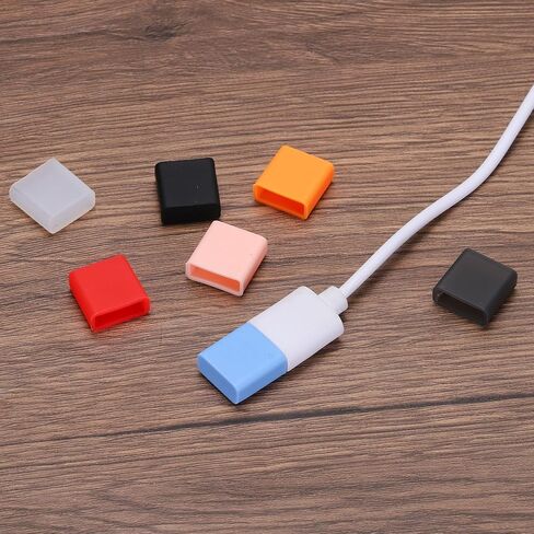 غطاء حماية من السيليكون لمنفذ USB ذكر 40 قطعة من Uxcell مضاد للغبار باللون الأسود in Saudi Arabia