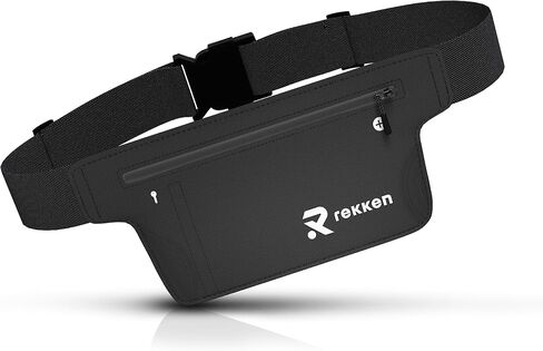 حقيبة فاني للجري - حقيبة فاني للنساء بتصميم عملي - حقيبة حزام مضادة للانزلاق ومقاومة للماء للرجال - حزام خصر للجري خالٍ من الارتداد مع حزام قابل للتعديل - حقيبة فاني رياضية خفيفة الوزن in Kuwait