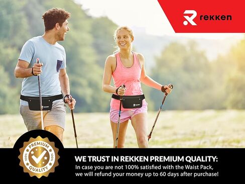 حقيبة فاني للجري - حقيبة فاني للنساء بتصميم عملي - حقيبة حزام مضادة للانزلاق ومقاومة للماء للرجال - حزام خصر للجري خالٍ من الارتداد مع حزام قابل للتعديل - حقيبة فاني رياضية خفيفة الوزن in Kuwait