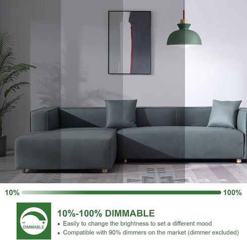 14W 1500LM مصابيح LED قابلة للتعتيم 100 وات مكافئة لمبات LED A19 مع قاعدة متوسطة E26 ضوء النهار الأبيض 5000K CRI 90+ للمطبخ المنزلي وغرفة النوم والمكتب، 10 عبوات in Saudi Arabia