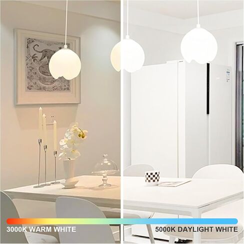 14W 1500LM مصابيح LED قابلة للتعتيم 100 وات مكافئة لمبات LED A19 مع قاعدة متوسطة E26 ضوء النهار الأبيض 5000K CRI 90+ للمطبخ المنزلي وغرفة النوم والمكتب، 10 عبوات in Saudi Arabia