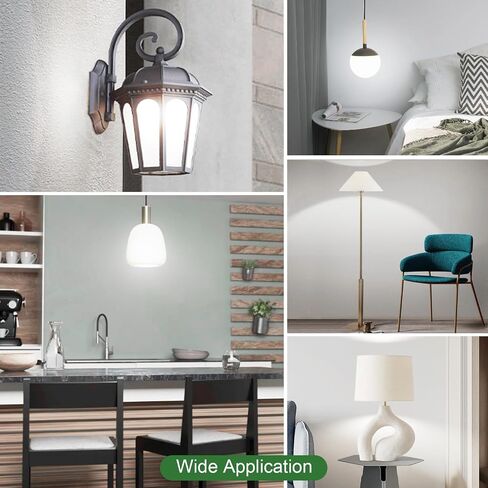 14W 1500LM مصابيح LED قابلة للتعتيم 100 وات مكافئة لمبات LED A19 مع قاعدة متوسطة E26 ضوء النهار الأبيض 5000K CRI 90+ للمطبخ المنزلي وغرفة النوم والمكتب، 10 عبوات in Saudi Arabia