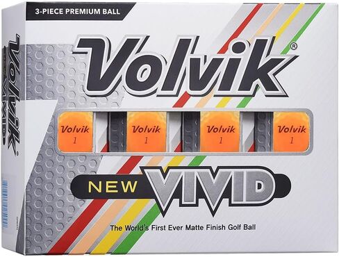 Volvik New Vivid Golf Balls: Matte Green, Dozen in Saudi Arabia