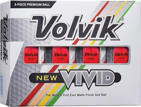 Volvik New Vivid Golf Balls: Matte Green, Dozen in Saudi Arabia