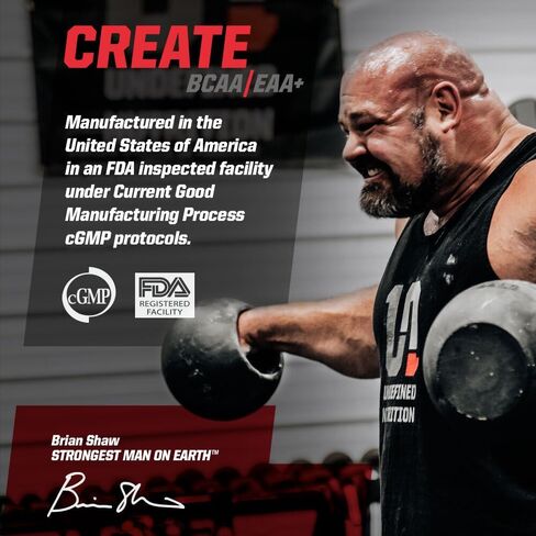 تغذية غير محددة تخلق BCAA/EAA+ (الحمضيات البرتقالية) بواسطة بريان شو - تعافي العضلات والقدرة على التحمل، 6.8 جم BCAA/EAA Matrix - كامل الطيف BCAA + مكمل الأحماض الأمينية الأساسية - 30 وجبة in Saudi Arabia