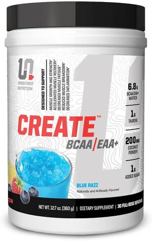 تغذية غير محددة تخلق BCAA/EAA+ (الحمضيات البرتقالية) بواسطة بريان شو - تعافي العضلات والقدرة على التحمل، 6.8 جم BCAA/EAA Matrix - كامل الطيف BCAA + مكمل الأحماض الأمينية الأساسية - 30 وجبة in Saudi Arabia