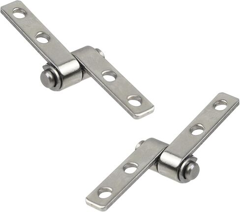 MY MIRONEY 2 Sets 360 Degree Torque Hinge Carbon Steel Torque Shaft Hinge Hardware Torque Friction Type Positioning Hinges with Screws, 0.5N.m, Large in Kuwait
