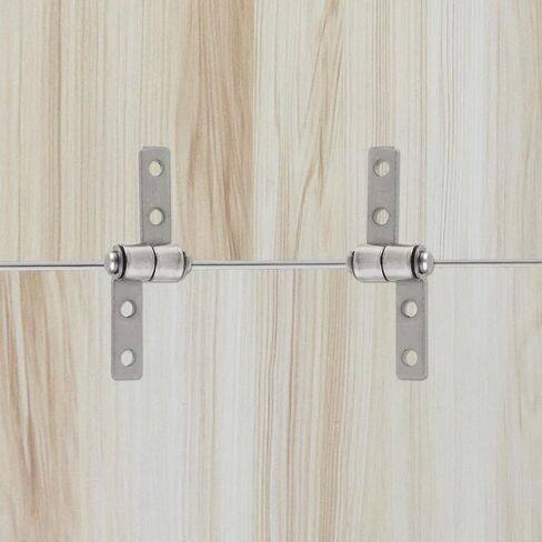 MY MIRONEY 2 Sets 360 Degree Torque Hinge Carbon Steel Torque Shaft Hinge Hardware Torque Friction Type Positioning Hinges with Screws, 0.5N.m, Large in Kuwait