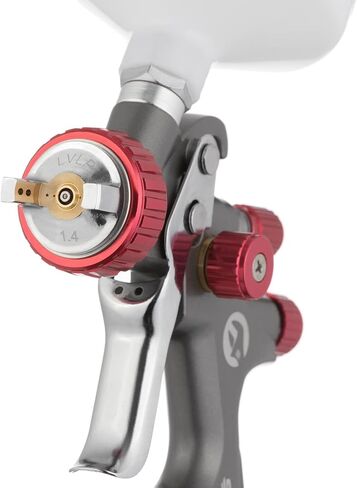 مسدس طلاء السيارات INTERTOOL HVLP، غطاء هوائي 1.3 مم، لمسة نهائية، برايمر، طبقة علوية، كوب بلاستيكي 600 سم مكعب، سلسلة M-Diamond سوداء عالية الأداء PT08-0163 in Kuwait