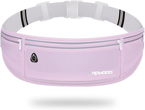 Running Fanny Pack for Women, Running Belts for Men, Water Resistant Waist Pack, Large Capacity Phone Pouch，Adjustable Bounce Free Phone Holder for Running Walking Hiking Cards Key Light Purple in Saudi Arabia