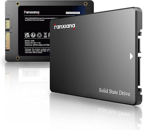 fanxiang S101 1TB SSD SATA SSD 1TB Internal Solid State Drive SATA III 6Gb/s 2.5" SSD, UP to 520MB/s, 3D NAND TLC, Upgrade Laptop PC and Desktops in Kuwait