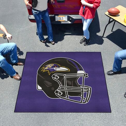 سجادة FANMATS NFL Baltimore Ravens المصنوعة من النايلون للوجه، 19 بوصة × 30 بوصة in Saudi Arabia