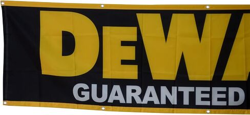 DAOOPS of Tools De-walts Flag Banner 2x8ft أدوات كهربائية مضمونة لافتة قوية (أسود) in Saudi Arabia