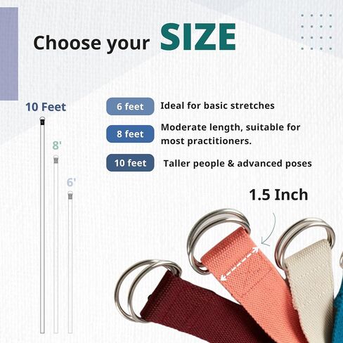 Everyday Yoga Foam Block and Yoga Strap Set, Soft Non-Slip Surface for Stability, Balance, and Deepen Stretches - Ideal for Yoga, Pilates, and Meditation Accessories in Saudi Arabia