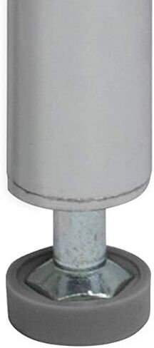 Akro-Mils AWFOOTLEVEL4PK - لوحة قدم مستوية لنظام الرف السلكي من الكروم - حزمة من 4 قطع (عبوة من 4 قطع) in Kuwait