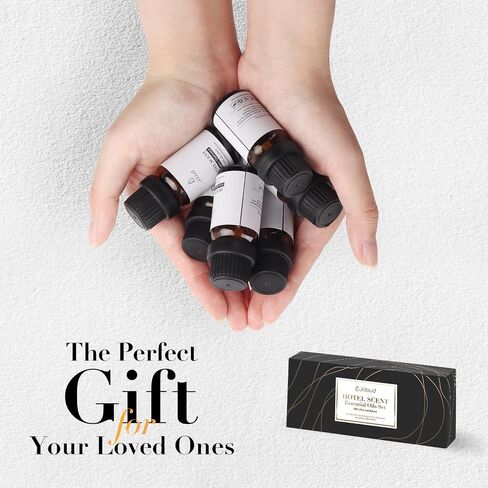 JCLOUD Summer Fragrance Oils Set | Hotel Collection Diffuser Oil & Home Luxury Scents - Gift Set of 6 Summer Essential Oil for Diffusers for Home, Fresh Citrus, Tropical Fruity & Clean Aquatic, 6x10mL in Saudi Arabia