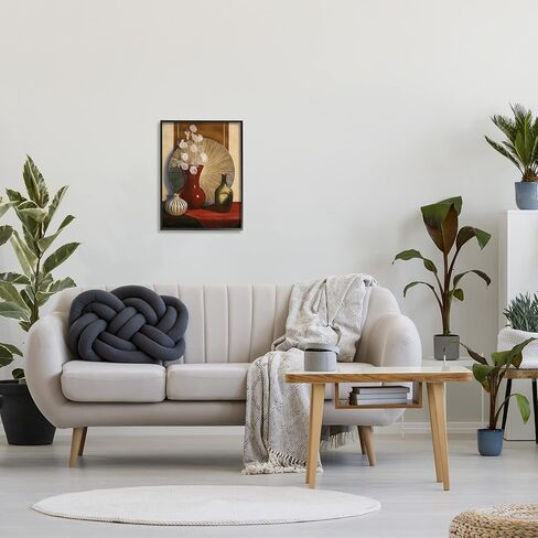 Stupell Industries Ornate Floral Vase Still Life Framed Wall Art, Design by Cecile Baird in Saudi Arabia