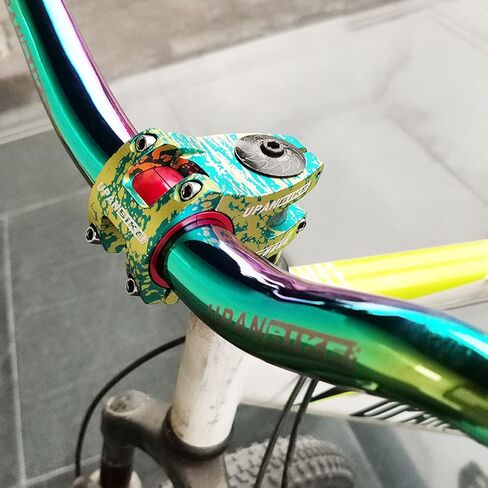 UPANBIKE دراجة الجذعية 31.8 مللي متر/35 مللي متر دراجة هوائية جبلية الجذعية طول 50 مللي متر 35 مللي متر المقود الجذعية ل الطريق دراجة MTB BMX Fixie Gear Bike in Kuwait