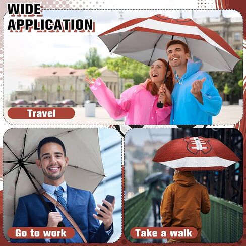 4 قطع مظلة كرة القدم مظلة كرة رياضية مقاومة للرياح مظلة رياضية محمولة قابلة للطي لمحبي لاعبي كرة القدم الرجال والنساء هدايا المدرسة والجامعة لعبة كرة القدم السفر لوازم الشمس المطر in Kuwait