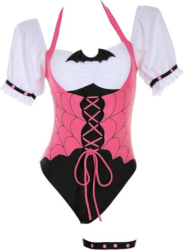 MEOWCOS Women's One Piece Swimwear Cute Womens Swimsuits Bathing Suit for Vacations Honeymoo Swimming in Saudi Arabia