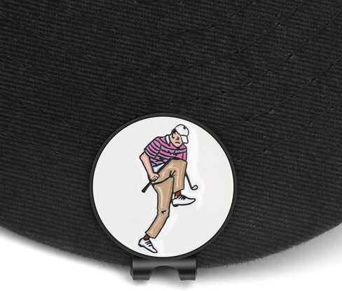 ZZHAO Golf Ball Marker Hat Clip Sets, Golf Accessories for Men, Funny Golf Accessories, Golf Gifts for Men 25 MM in Kuwait
