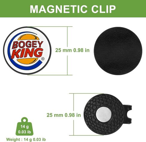 ZZHAO Golf Ball Marker Hat Clip Sets, Golf Accessories for Men, Funny Golf Accessories, Golf Gifts for Men 25 MM in Kuwait