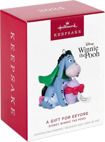 Hallmark Keepsake Christmas Ornament 2024, Disney Winnie the Pooh Leapfrogging Friends, Gifts for Disney Fans in Saudi Arabia