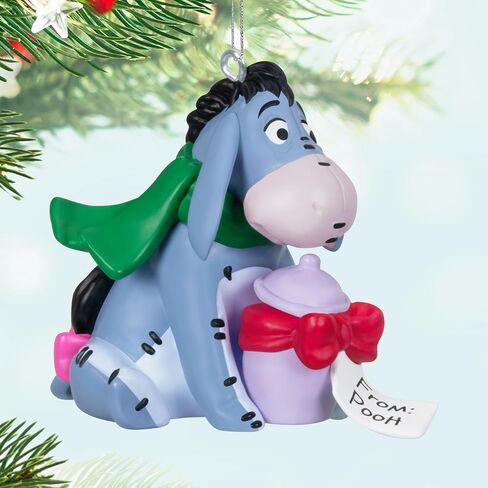 Hallmark Keepsake Christmas Ornament 2024, Disney Winnie the Pooh Leapfrogging Friends, Gifts for Disney Fans in Saudi Arabia