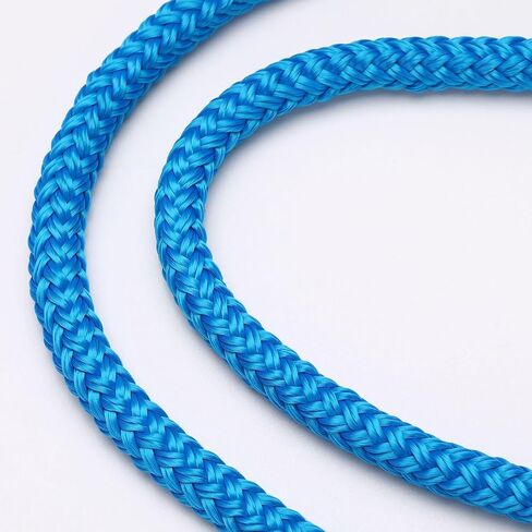 حبال القارب لرسو السفن، خطوط رصيف مزدوجة من النايلون المضفر للقوارب ذات حلقة، عبوتان باللون الأسود أو الأزرق in Saudi Arabia