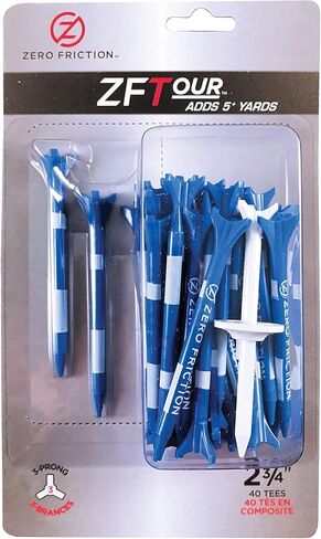 Zero Friction Tour 3-Prong Golf Tees (3-1/4 Inch, White, Pack of 30) in Saudi Arabia