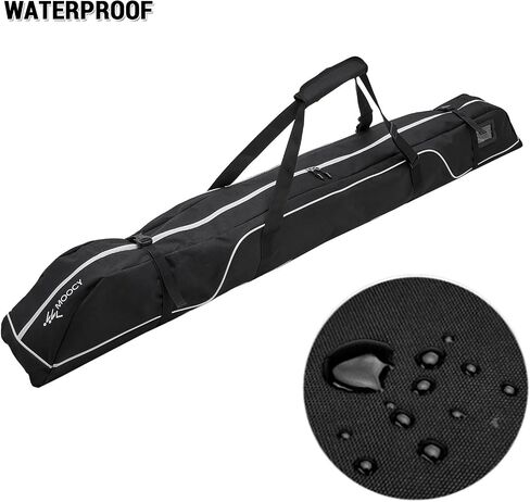 LIXADA Ski Bag Padded Snowboard Bag Waterproof Ski Bag Ski Equipment Storage Bag Reinforced Double Padding Bag for Travel Camping Hiking in Saudi Arabia