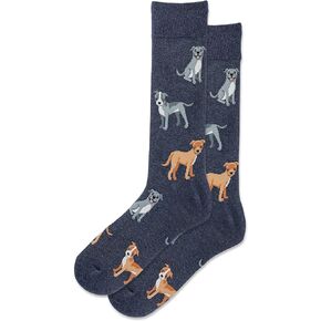 Hot Sox Mens Pitbull Crew Socks