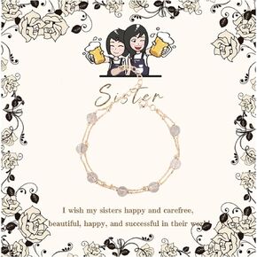 711JEW 3/2/1 Pcs Best Friend Bracelets, Sincere Friendship Gifts for Women Birthday Valentines' Day Christmas, Adjustable Jewelry Gifts for Couples Best Friends Sisters