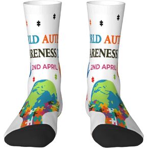 Middle Calf Socks Crew Athletic Socks Novelty Cozy Casual Socks for Womens Mens