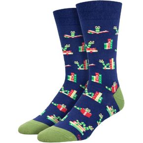 Socksmith Men's Bookworm Crew Socks
