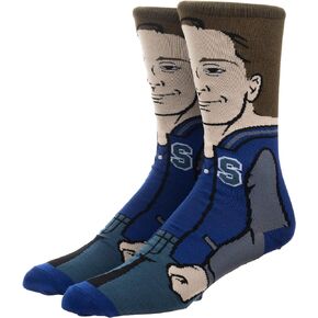 Andrew Breakfast Club 360 Character Custom Crew Socks