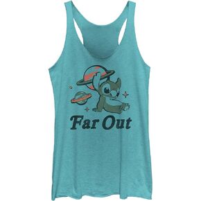 Disney Lilo Far Out Stitch Women's Racerback Tank Top