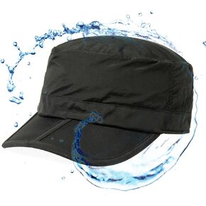 TOP-EX XL XXL Waterproof & UV50+ Army Cap w/ Foldable Brim & Card Pocket 61-65CM