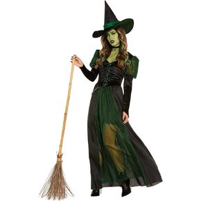 Spirit Halloween The Wizard of Oz Adult Wicked Witch Costume | Officially Licensed | Group Costume | Witch Cosplay