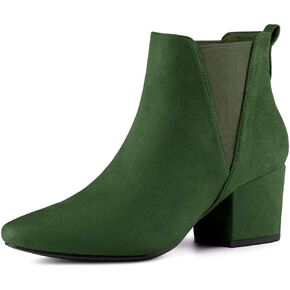Allegra K Women's Ankle Chelsea Boots