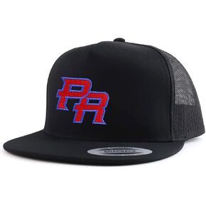 Trendy Apparel Shop Puerto Rico PR Embroidered 5 Panel Trucker Mesh Cap in Kuwait