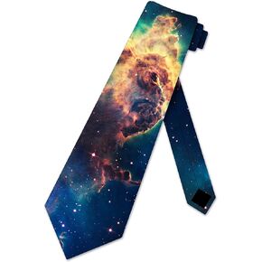 Three Rooker Nebula Space Ties Mens Galaxy Necktie