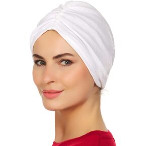 BEEMO Womens Cancer Turban Comfortable Head Cover Keeps Head Warm Indoor/Outdoor