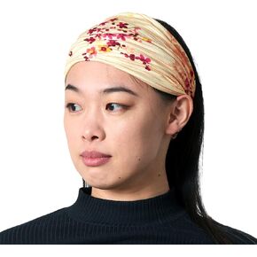 Sustainable Wide Pre-Tied Yoga Headband - Cotton Eco Headbands for Women Boho Hair Bands for Women