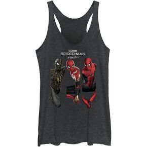 ملصق Marvel Women's Spider-Man No Way Home 3 Spidey Panel بدون أكمام ثلاثي المزيج