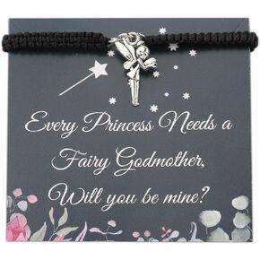 PLITI Fairy Godmother Gift Godmother Proposal Gift Every Princess Needs a Fairy Godmother Will You Be Mine Godmother Bracelet