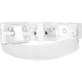 Allegra K Womens Grommet Clear Waist Belt Plus Size Waist Belts for Jeans Dresses
