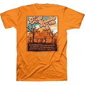 Kerusso Cherished Girl The Lord Will Guide You He Will Satisfy Your Needs Tennessee Orange Cotton Crew Neck T-Shirt